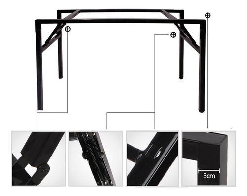 Escritorio Plegable Para Computadora Madera --- Cm
