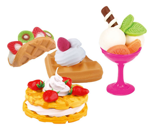 Juego De Masas Color Clay Set De Waffles