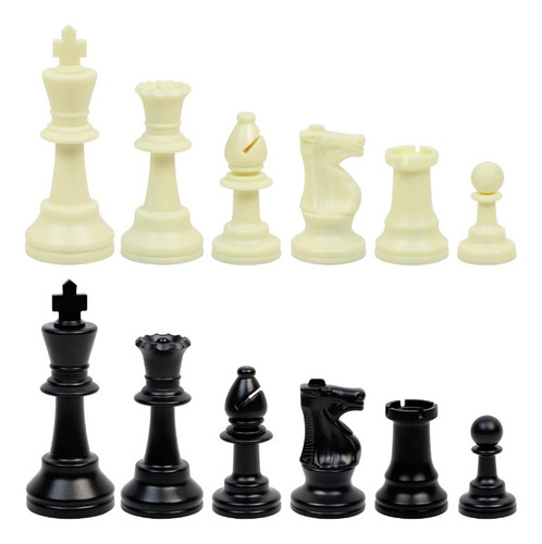 Juego De Ajedrez Tipo Bisonte + Tablero Vinílico + Estuche