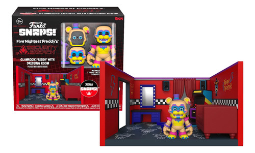 Figura Glamrock Freddy With Dressing Room Fnaf Funko Snaps