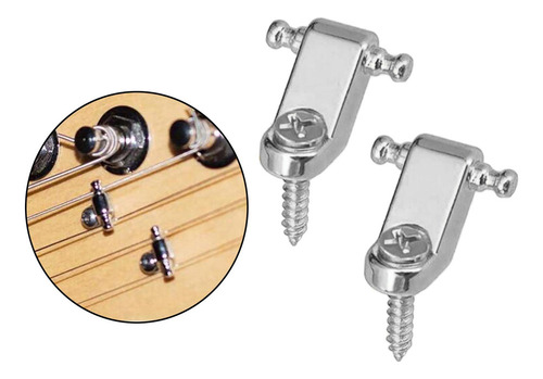 2 Retenedores De Cuerdas De Guitarra Eléctrica, Argén