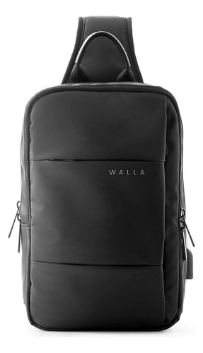 Imagen 6 de 10 de Mochila Walla Apex Sling Bag Bandolera Urbana Viaje Cruzada
