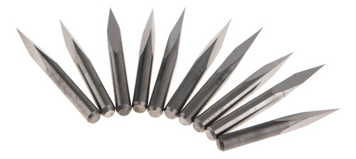 J 10 Piezas Bits De Grabado De Acero De Tungsteno Adecuado