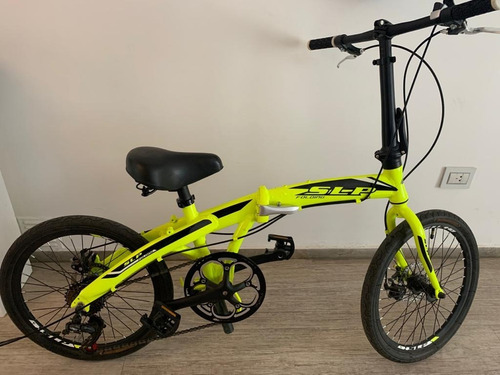 Bicicleta Plegable Slp Aluminio Frenos A Disco
