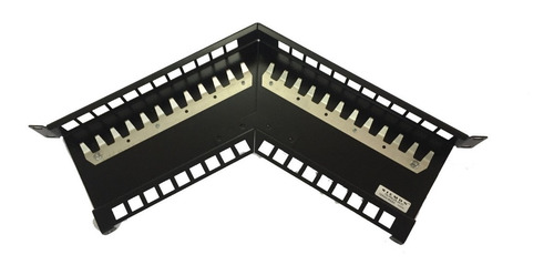 Patch Panel Tera-max De 24 Puertos, Modular, Angulado, Negro