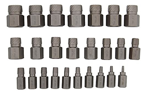 Juego De Extractor De Tornillos 25 Piezas Kit De Extracción