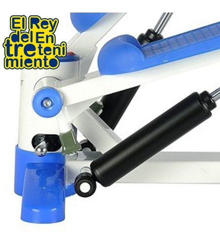 Escalador Hidráulico Stepper Caminador +2 Bandas Gym El Rey