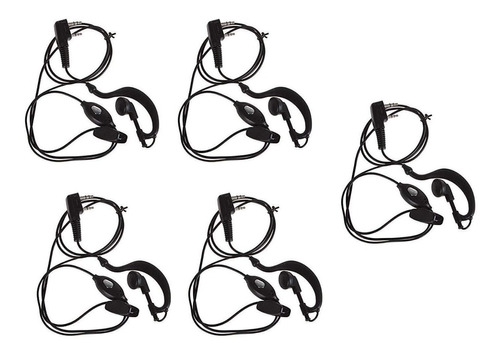 5pcs Auriculares De Micrófono Para Radio Intercomunicador