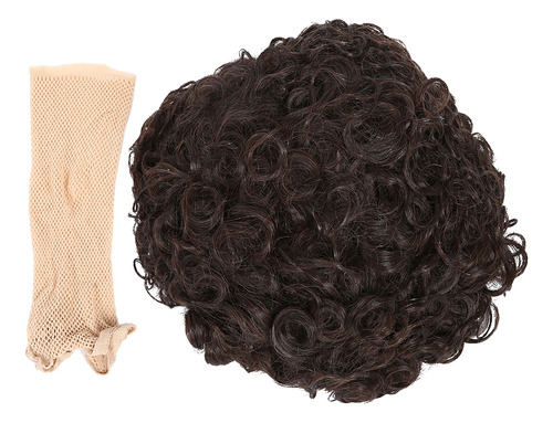 Pelucas Cortas Y Rizadas, Onduladas, Cabello Sintético Para