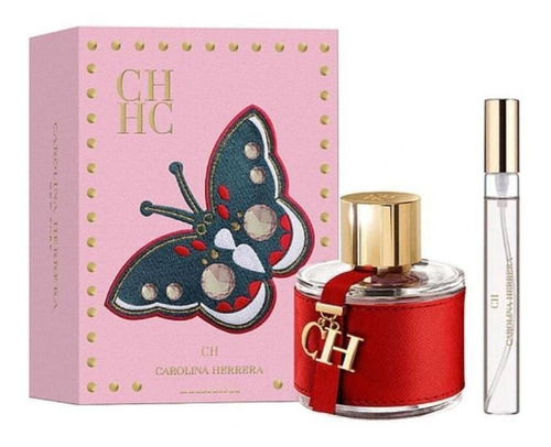 Ch Carolina Herrera Travel Set Edt 100ml Mas 10ml 