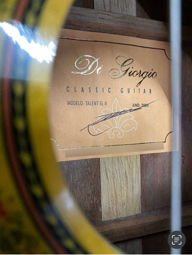 Violão Di Giorgio Talent2 Case Raridade Fabricado 2004 Novo