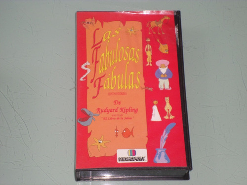 Las Fabulosas Fabulas-rudyard Kipling-vhs 6 Historias Españo