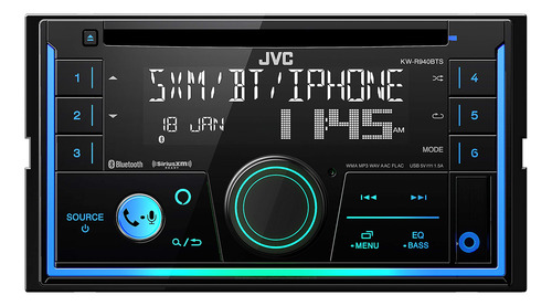 Receptor Estéreo Para Coche Jvc Kw-r940bts Bluetooth Con Pue