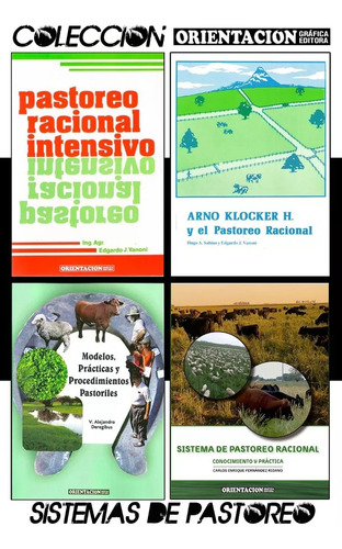 Combo 4 Libros De Sistemas De Pastoreo Racional