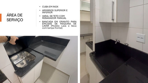 Apartamento 2 Dorms. 46mt² Mobiliado 1 Vaga