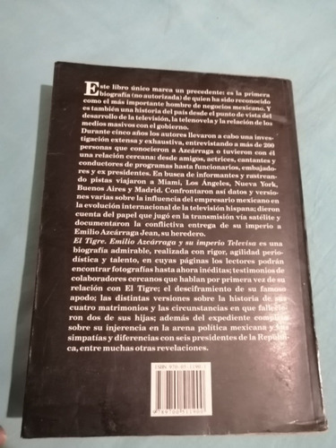 El Tigre Emilio Azcárraga Y Su Imperio Televisa - C. Fdez. (Usado)