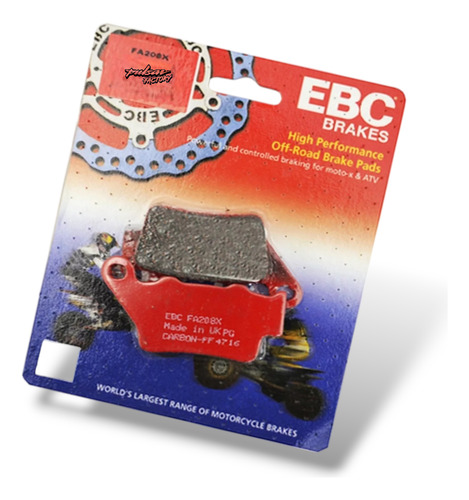 Balatas Traseras 700 2t Intimidator 2004 Ebc Fa208x
