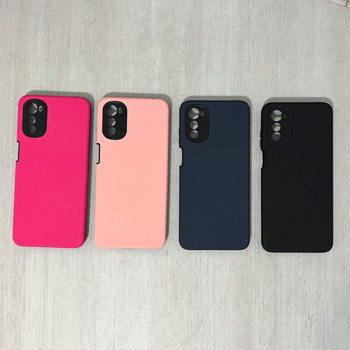 Funda Alto Impacto Soft Para Motorola Moto E32 Con Cámara