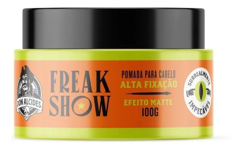 Imagem 3 de 5 de Kit 2x Pomada P/ Cabelo Efeito Matte Freak Show Don Alcides