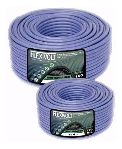 Cable Subterraneo Tipo Sintenax 2x4 Mm X 50mts