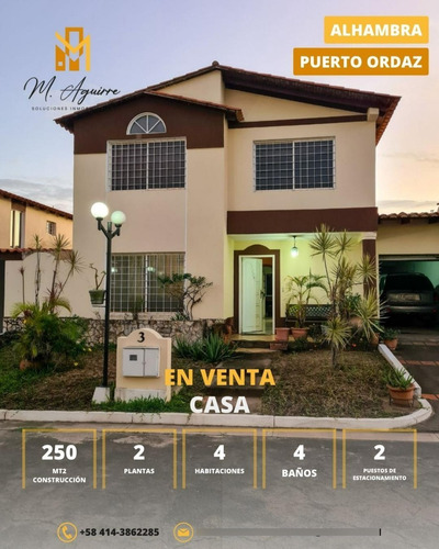 Townhouse En Venta, Conj, Residencial La Alhambra, Puerto Ordaz