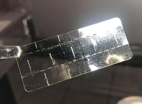 Lacre Super Picotado 50x20mm Transparente 2000 Unidades