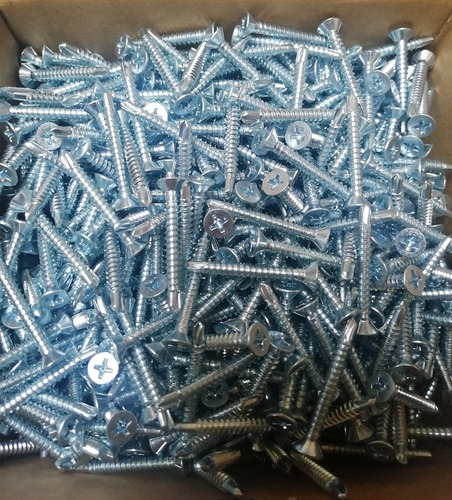 Tornillos Fibrocemento Punta Broca 7x1 1/4 Caja 1000u Profix