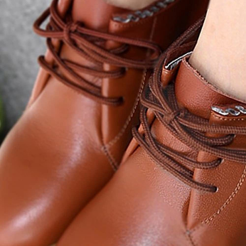 LANGING 3 Pares de Cordones Redondos encerados de algodón Oxford para Zapatos de Vestir Botas de 80 cm 