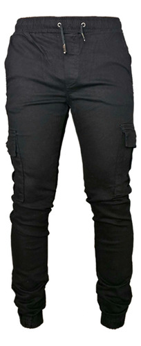 Jogger Cargo De Jean Elastizado Hombre Colores