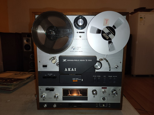 Cinta Abierta Reel To Reel Akai X-360 M/buena Funciona Dtlle