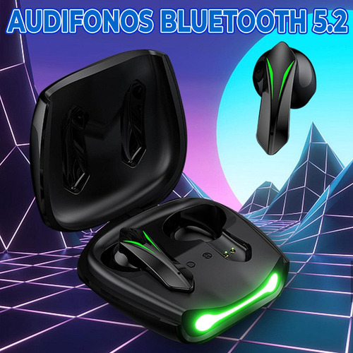 Audífonos Abejorro In-ear Gamer Inalámbricos Bluetooth M5 Gamer Color Negro