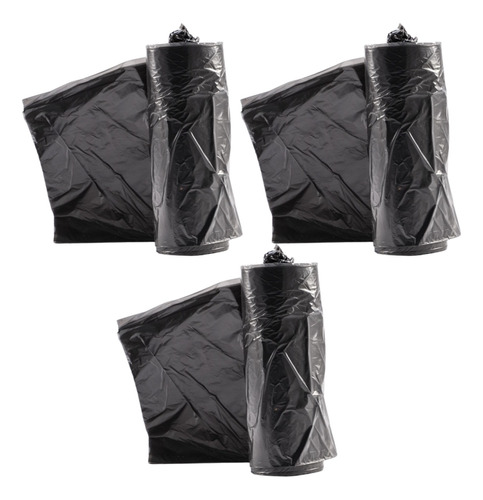 Bolsa P/basura Color Negro Can Liners 24x24 PuLG 3 Cajas 