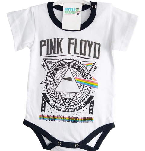 Body Bebe Pink Floyd Banda Rock Manga Corta Algodon Premium