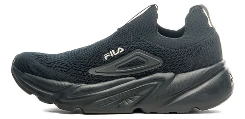 Zapatillas fila negras online de mujer