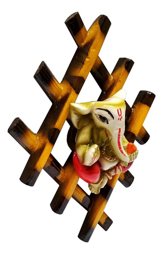 Ídolo De Para Colgar En La Pared: Ganesha En Malla 1...