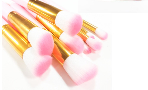 Imagem 2 de 2 de Conjunto De Pinceis Profissionais Com 10pcs Pronta Entrega