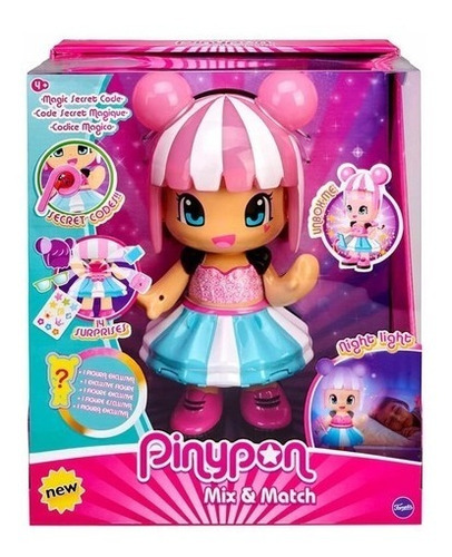 Muñeca Pinypon Magic Secret Code Con 14 Sorpresas