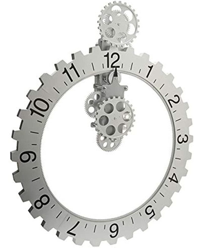 Reloj De Pared Giratorio Big Wheel Kikkerland