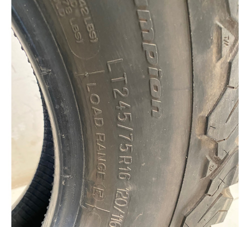Llanta Bfgoodrich All-terrain T/a Ko2 Lt 245/75r16 120/116 S (Usado)