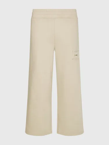Joggers Rosa De Algodón Con Corte Ancho Mujer Tommy Hilfiger
