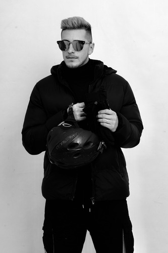 Campera Puffer Con Piel Interior Para Invierno Hombre
