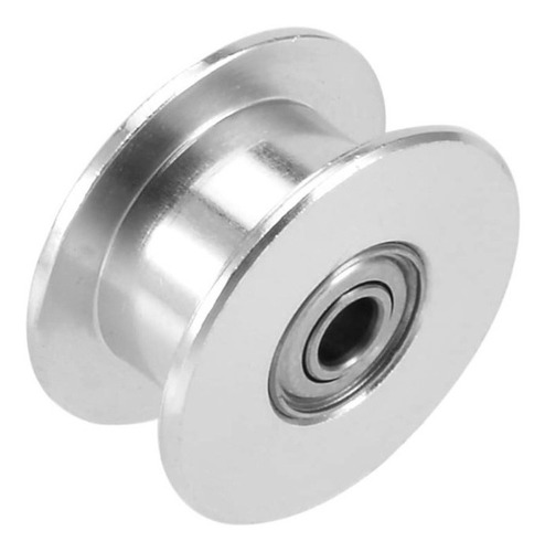 4 Polias Gt2 Lisa Com Rolamento Furo 5mm Para Correia 6mm