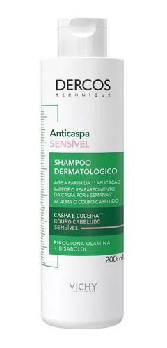 Vichy Dercos Sensitive Anticaspa Shampoo 200 Ml