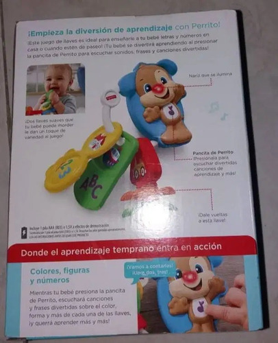 Llavero Con Actividades Numero Colores Formas Fisher Price