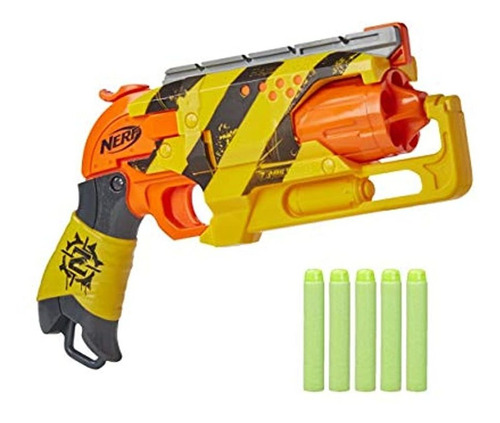 Nerf Zombie Strike Hammershot Blaster  Pull-back Hammer-bla