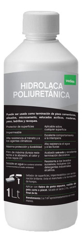 Hidrolaca Laca Poliuretánica Vadex Brillante 1lt Rex