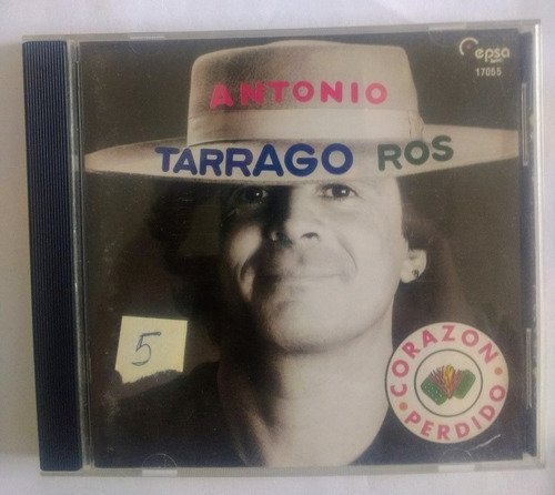 Antonio Tarrago Ros Corazón Perdido Cd Original  