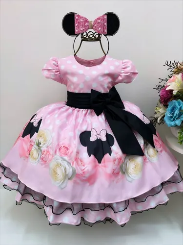 Menina vestida hotsell de minnie