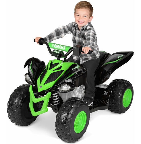 Moto Infantil Electrica Yamaha Raptor 12 Volt Black/green