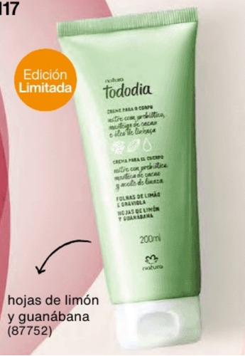 Remate Tododia Crema Nutritiva P/cuerpo Dif/ Aromas 200 Ml